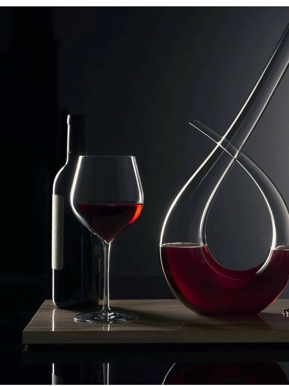 Waterford Elegance Accent Crystal Wine Decanter w/monogrammed ‘B’ (pictured)